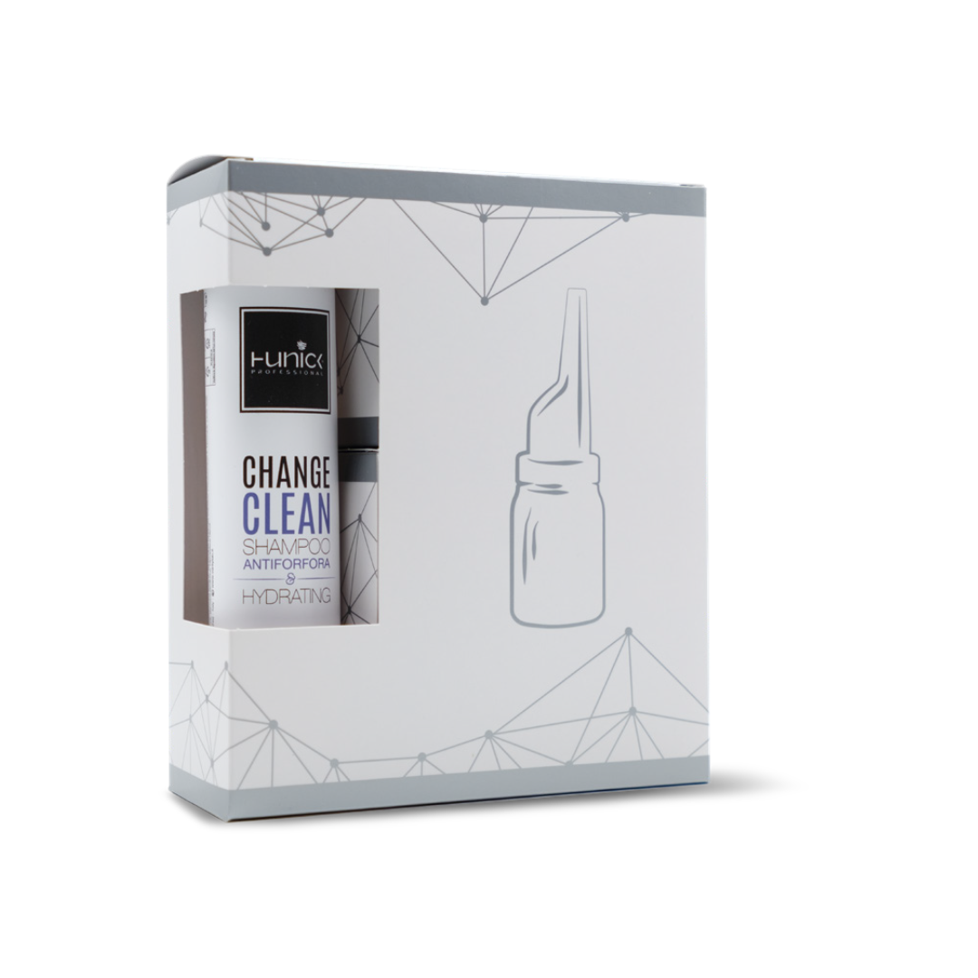Kit Confezione: Shampoo - Lozione & Fiala Antiforfora LINEA CHANGE